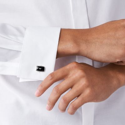 Armani cufflinks online hotsell