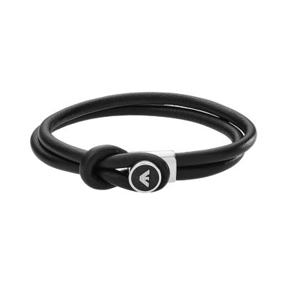 Emporio Armani Men's Leather Toggle Bracelet - EGS2212040 - Watch