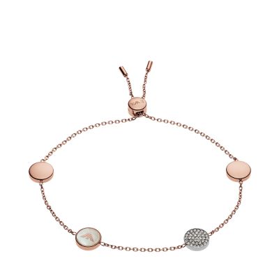 Emporio Armani Women's Rose Gold-Tone Bracelet