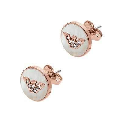 Emporio Armani Women's Earrings - Rose Gold