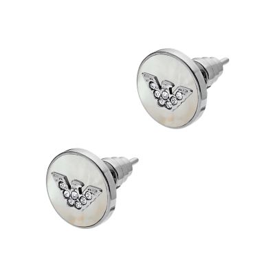 Emporio Armani Stainless Steel Stud Earrings - EGS2355040 - Watch Station