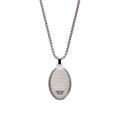 Emporio Armani Men's Stainless Steel Pendent Necklace