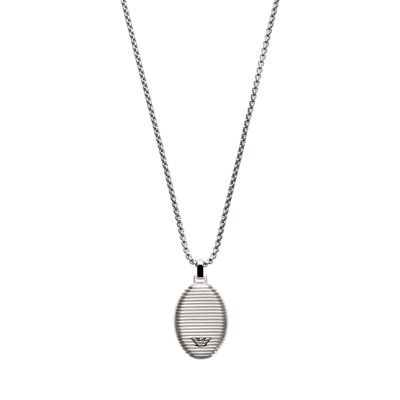 Emporio Armani Men's Stainless Steel Pendent Necklace