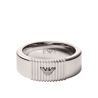 armani stainless steel ring