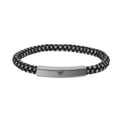 emporio armani men's stainless steel bracelet watch