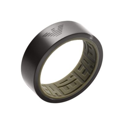armani stainless steel ring