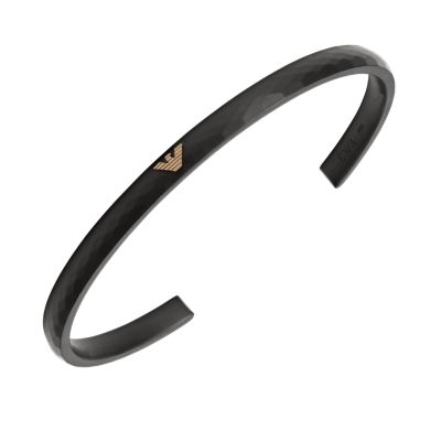 Armani on sale black bracelet