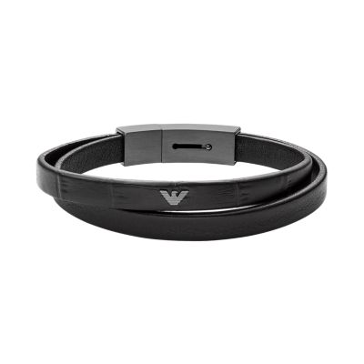 Emporio Armani Gunmetal-Tone Stainless EGS2783060 Steel Multi - - Watch Bracelet Station Strand