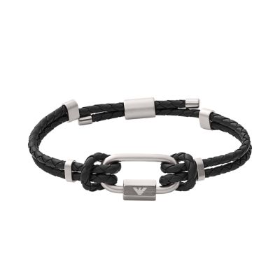 Emporio Armani Essential armband met logo EGS2920040 • Zilver • de