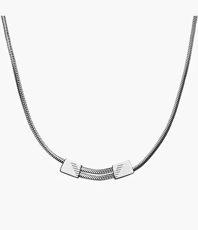 Emporio Armani Stainless Steel Chain Necklace - EGS2819040 - Watch Station