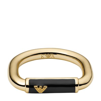 Armani gold best sale ring