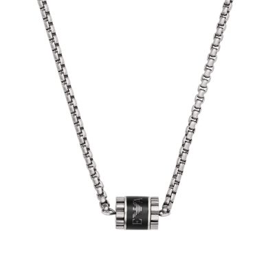Steel Stainless - EGS2844040 Watch - Chain Necklace Emporio Armani Station