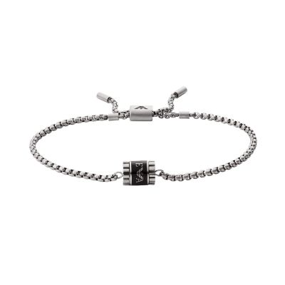 Emporio Armani Stainless Steel Slider Bracelet