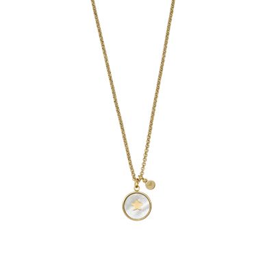 Emporio Armani Gold-Tone Stainless Steel Chain Necklace