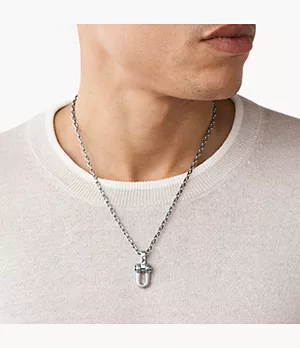 Emporio Armani Stainless Steel Pendant Necklace