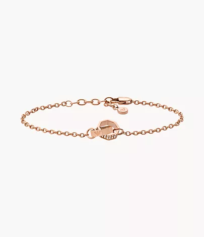 Emporio Armani Rose Gold-Tone Stainless Steel Chain Bracelet - EGS2892221 -  Watch Station
