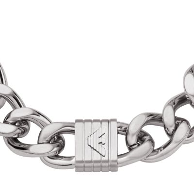 Emporio Armani Stainless Steel - Station Chain Bracelet - Watch EGS2905040