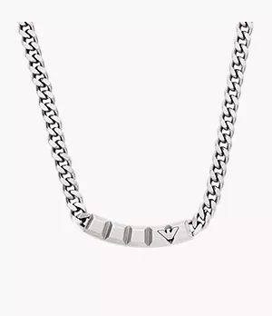 Emporio Armani Stainless Steel Chain Necklace