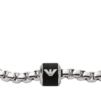 Emporio Armani Black Marble Chain Bracelet - EGS2911040 - Watch