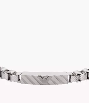 Emporio Armani Stainless Steel ID Bracelet
