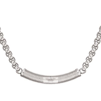 Emporio Armani Stainless Steel ID Necklace - EGS2939040 - Watch 