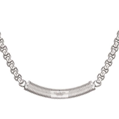 Emporio Armani Stainless Steel ID Necklace - EGS2939040 - Watch