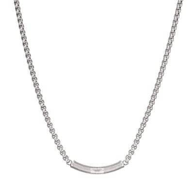 Emporio Armani Stainless Steel ID Necklace