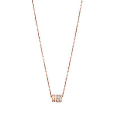 Emporio Armani White Lacquer Components Necklace