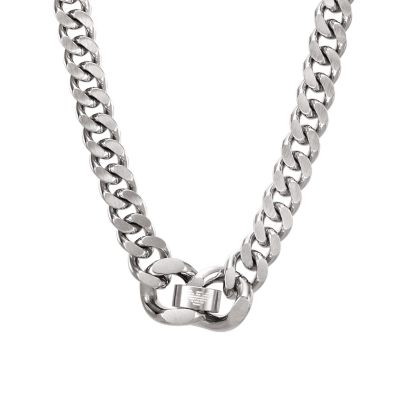 Stainless Steel Chain Necklace | ARMANI EXCHANGE Unisex