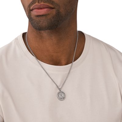 Emporio Armani Stainless Steel Pendant Necklace - EGS3040040