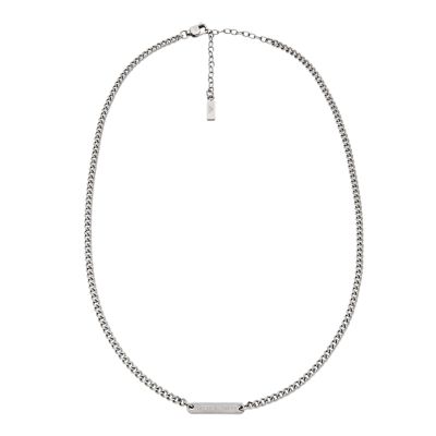 EMPORIO ARMANI ネックレス EGS2909040 NECKLACE EMPORIO ARMANI Logo Essential Necklace - EGS2909040 - BlueBird