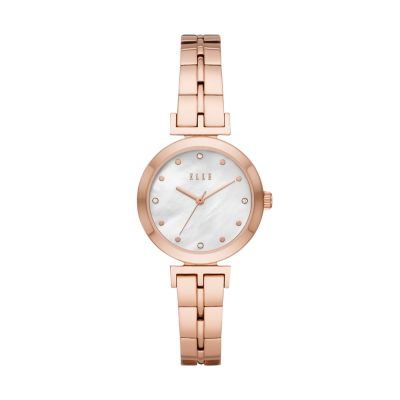 Elle rose gold watch new arrivals