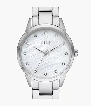 ELLE Molitor Three-Hand Steel Watch