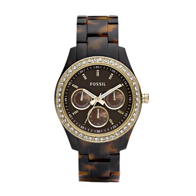 Fossil on sale tortoise watch