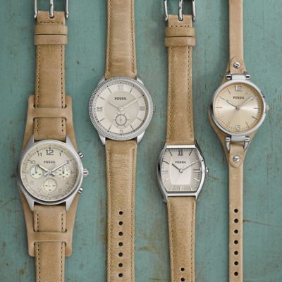 Georgia Bone Leather Watch - ES2830 - Fossil