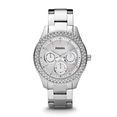 Fossil stella multifunction stainless steel watch new arrivals