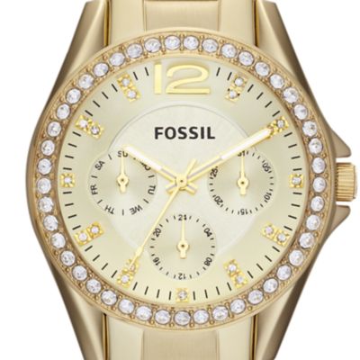 Arriba 40+ imagen gold fossil womens watch