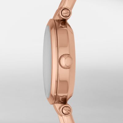 Georgia Mini Rose Tone Stainless Steel Watch ES3268 Fossil