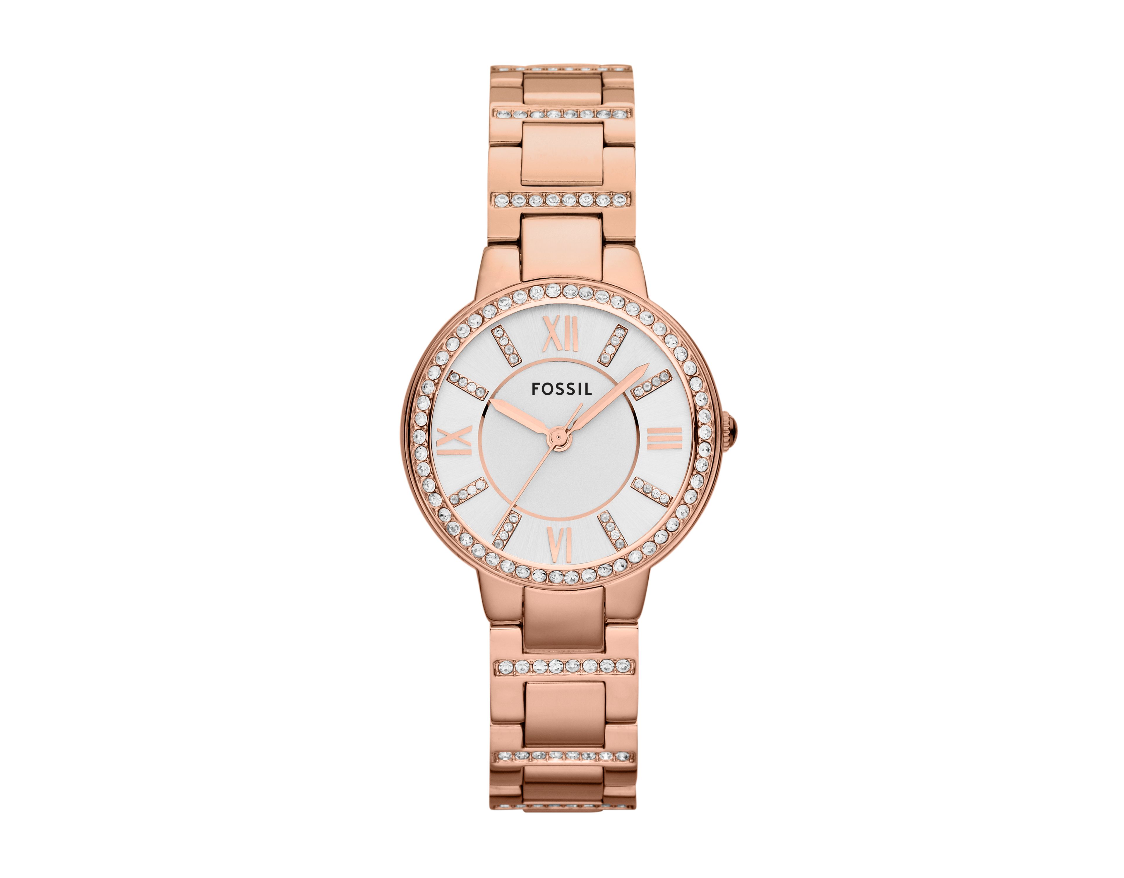Virginia 30mm Rose-Tone Stainless Steel Watch