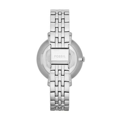 Jacqueline Three Hand Date Stainless Steel Watch ES3433 Fossil