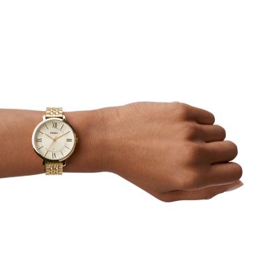 Jacqueline Gold-Tone Stainless Steel Watch