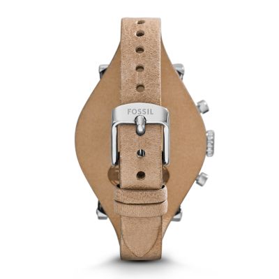 Fossil original boyfriend outlet chronograph leather watch