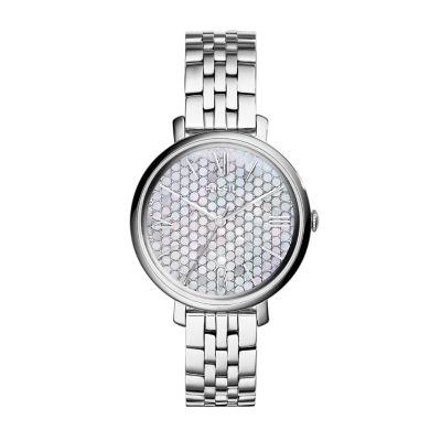 Jacqueline Sun Moon Multifunction Stainless Steel Watch - ES5164