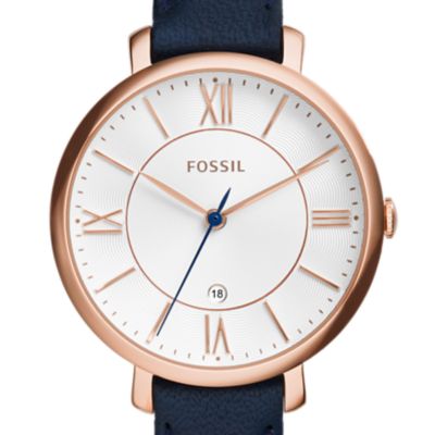 Women's Leather Watches: Shop Leather Strap Watches - Fossil