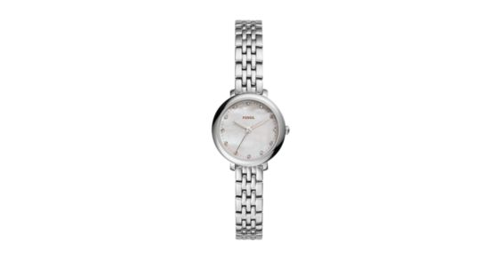 Jacqueline Mini Three-Hand Stainless Steel Watch - Fossil