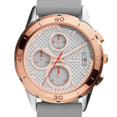 Montre Modern Pursuit chronographe en silicone gris