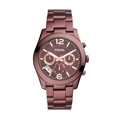 Fossil perfect boyfriend watch on sale silver