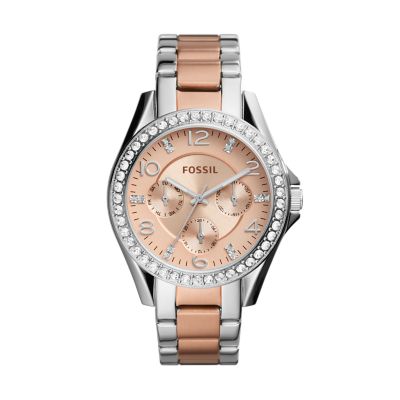 Riley Multifunction Stainless Steel Watch - ES3202 - Fossil