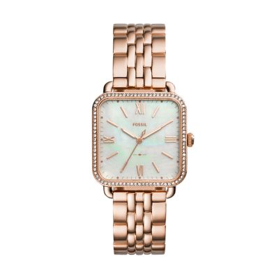 Fossil micah 2025 rose gold