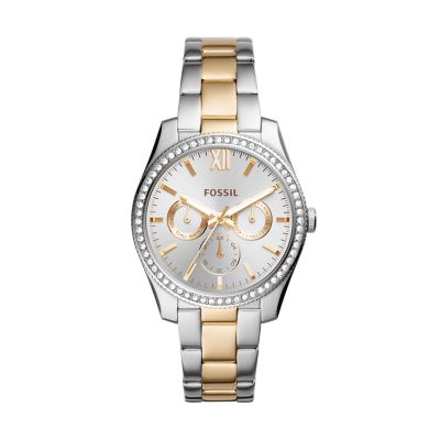 Scarlette Multifunction Two-Tone Stainless Steel Watch - Fossil